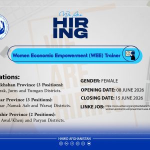 Women Economic Empowerment (WEE) Trainer Women Economic Empowerment (WEE) Trainer